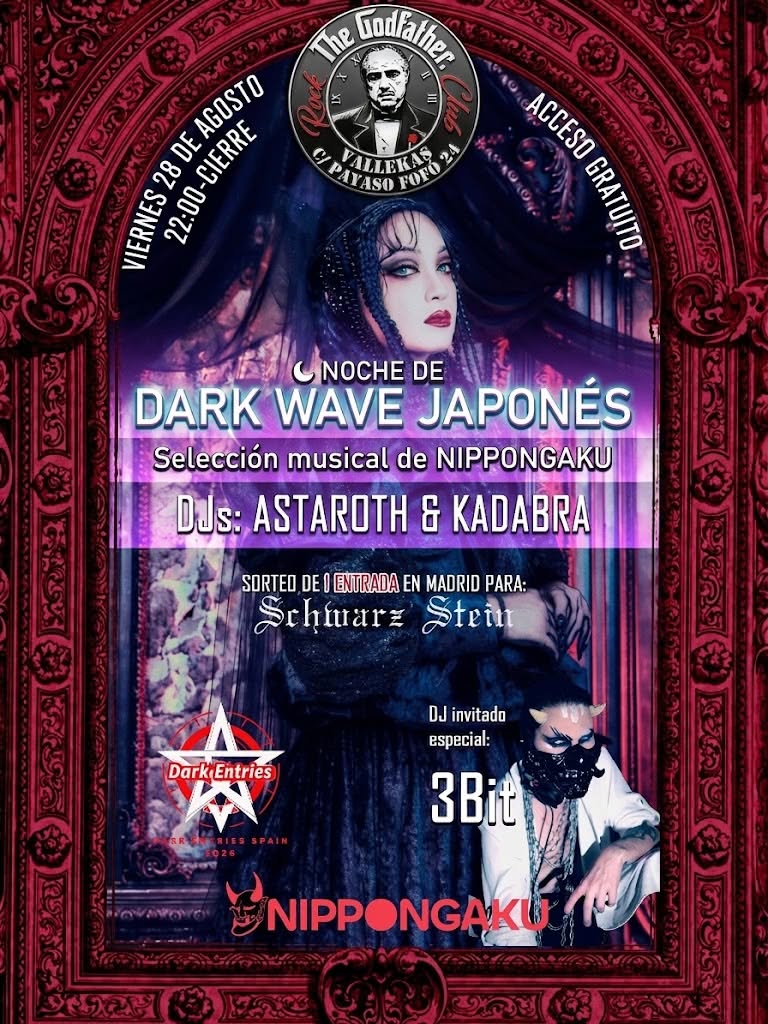 <p><span style="font-family: Georgia, serif;"><strong>Dark Entries, con la colaboración de NIPPONGAKU, presenta una noche de dark wave, gothic, electrónica oscura y sonidos underground en Madrid.</strong></span></p>