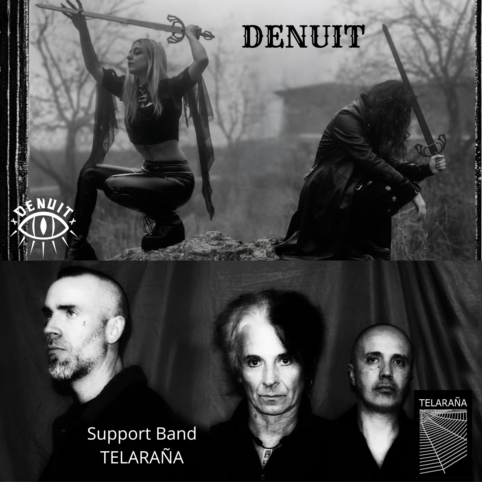 <p><span style="font-family: Georgia, serif;">POST-PUNK FEST with DENUIT + TELARAÑA + SURPRISE BAND</span></p>