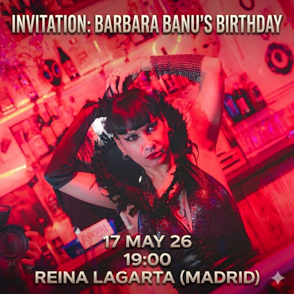<p><span style="font-family: Georgia, serif;">BARBARA BANU - MY WORLD GOTH BIRTH-DAY</span></p>