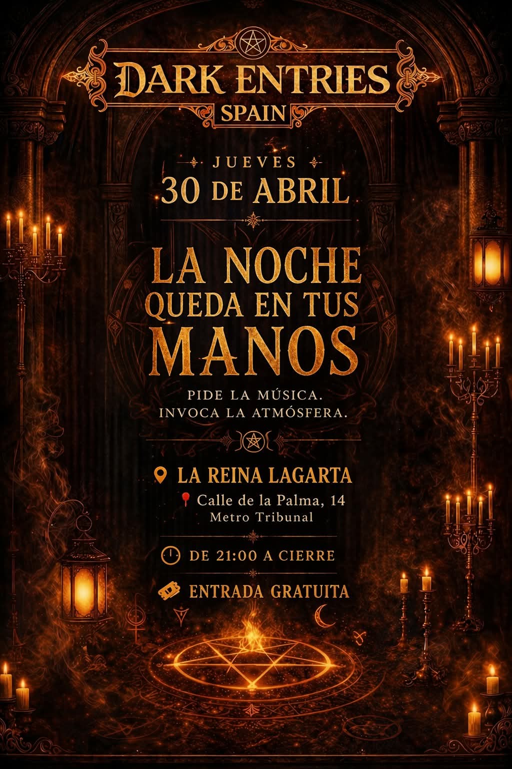 <p><span style="font-family: Georgia, serif;">WORLDENDER  BY KADABRA &amp; ASTAROTH - JUEVES 30 ABRIL</span></p>