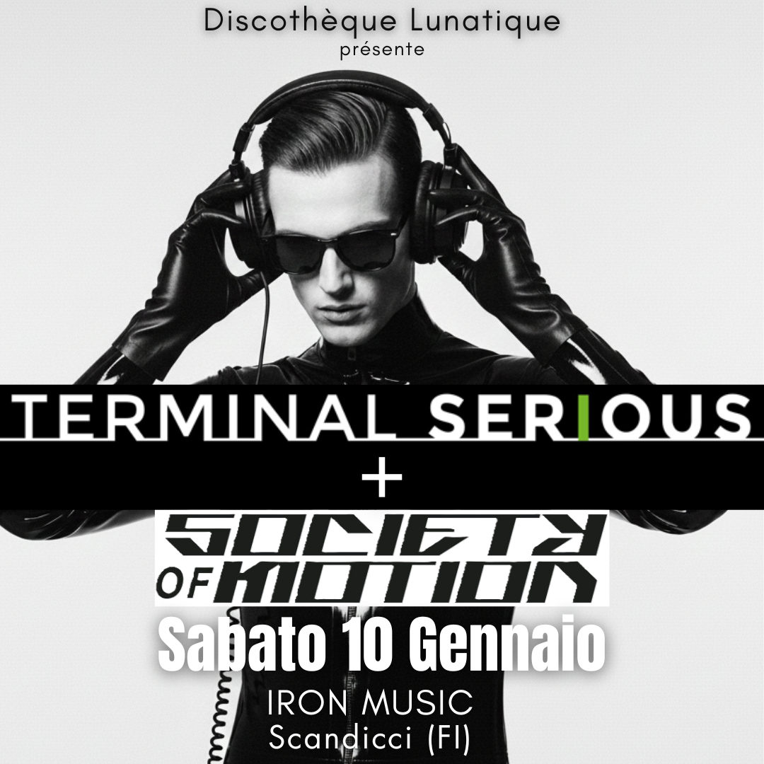 <p><strong>Terminal Serious</strong> Release Party + <strong>Society of Motion</strong> </p>